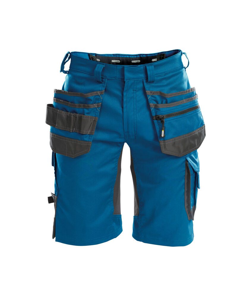 azuurblauw/antracietgrijs