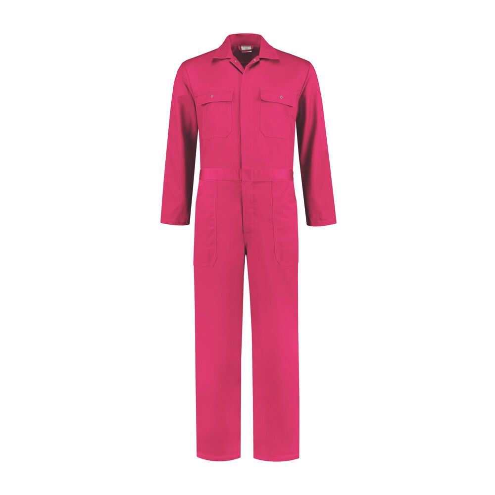 Overall polyester/katoen fuchsia maat 70