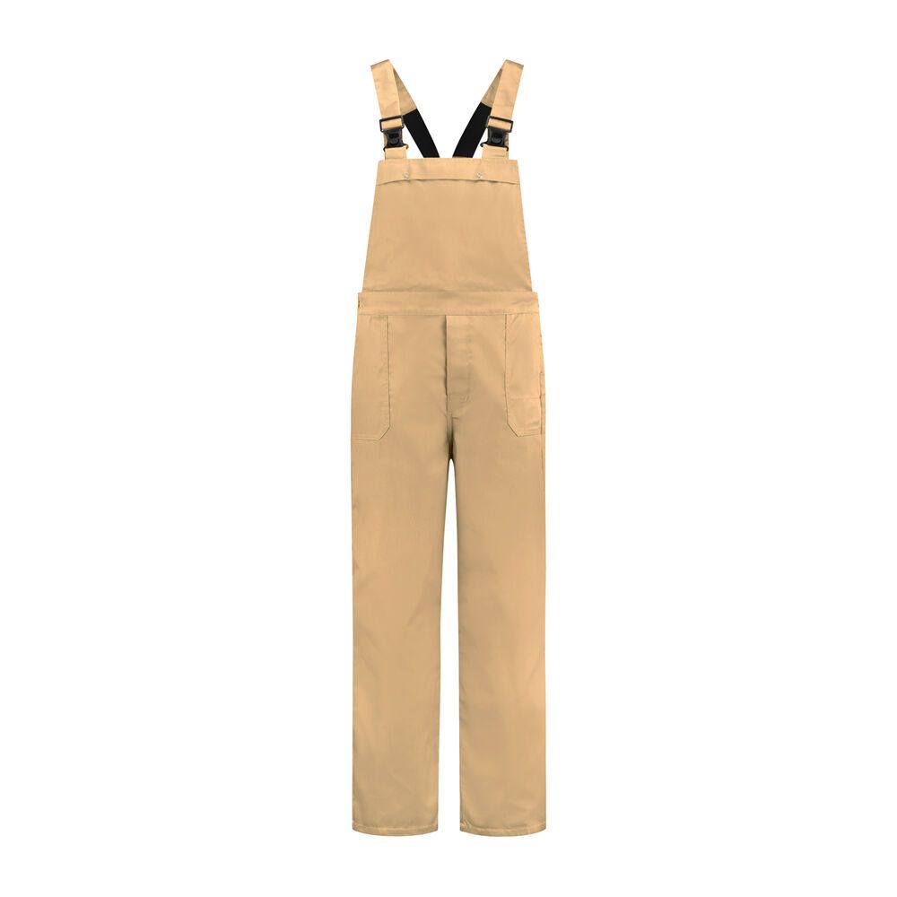 Tuinbroek 100% katoen kaki maat 50