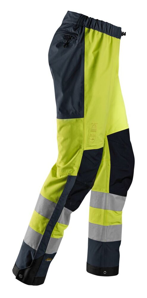 Snickers AllroundWork, High-Vis WP Shell Broek Klasse 2 6530