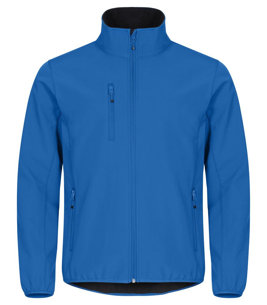 Classic softshell jacket heren kobalt m