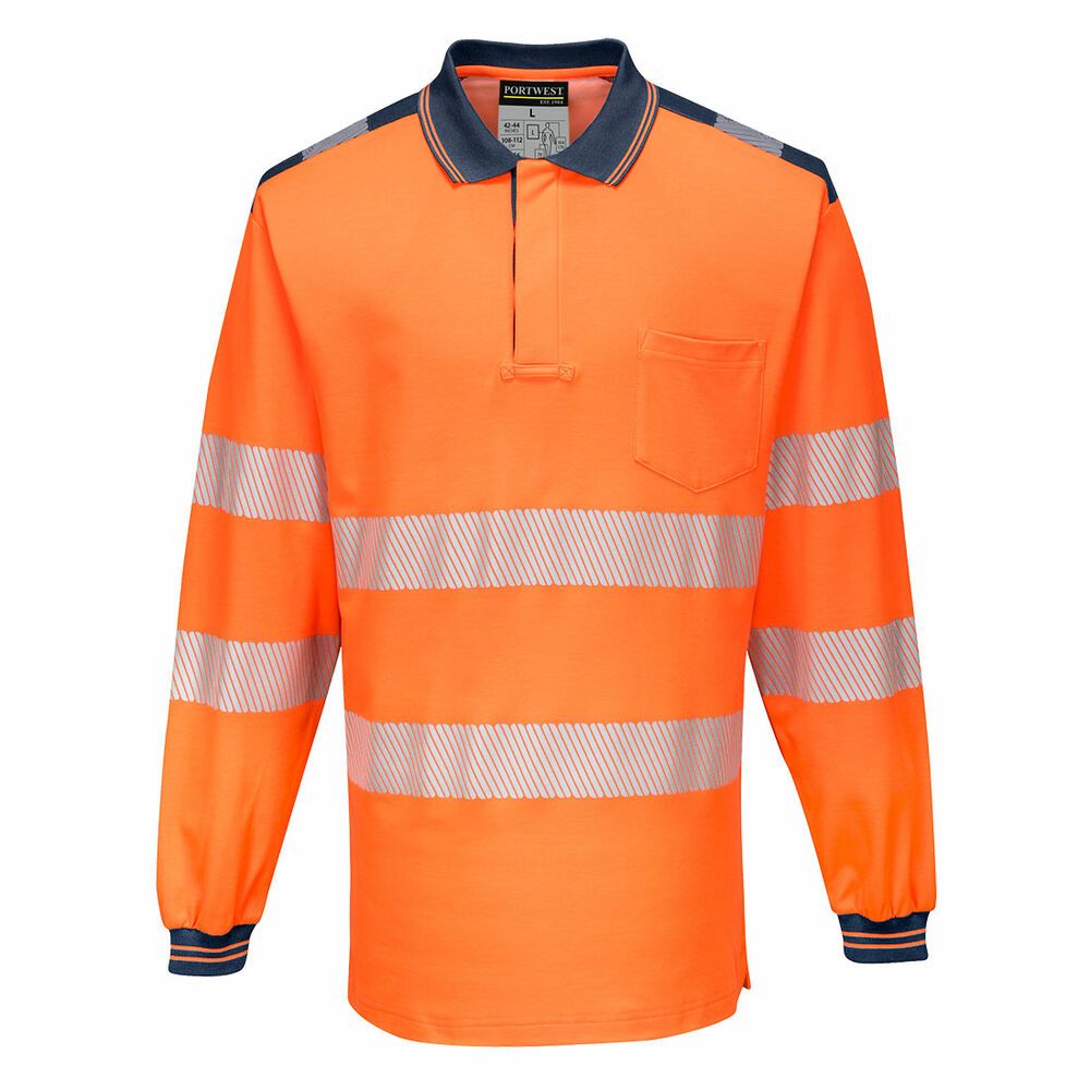 PW3 Hi-Vis Poloshirt Langemouw