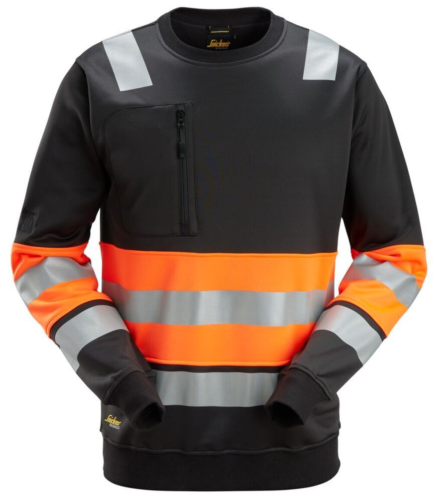 Snickers High-Vis Klasse 1, Sweatshirt 8031