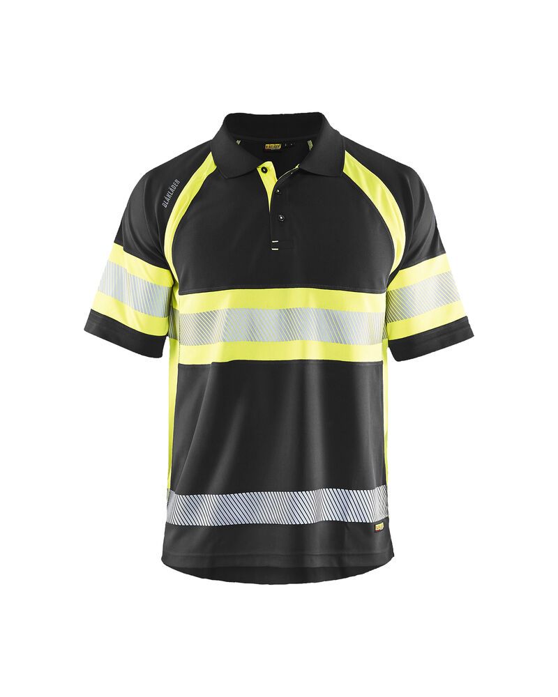 zwart/high vis geel