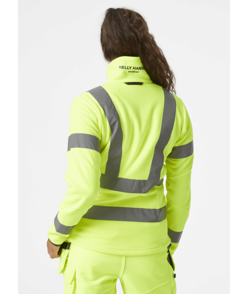 HELLY HANSEN W LUNA HI VIS FLEECE JACKET 72174