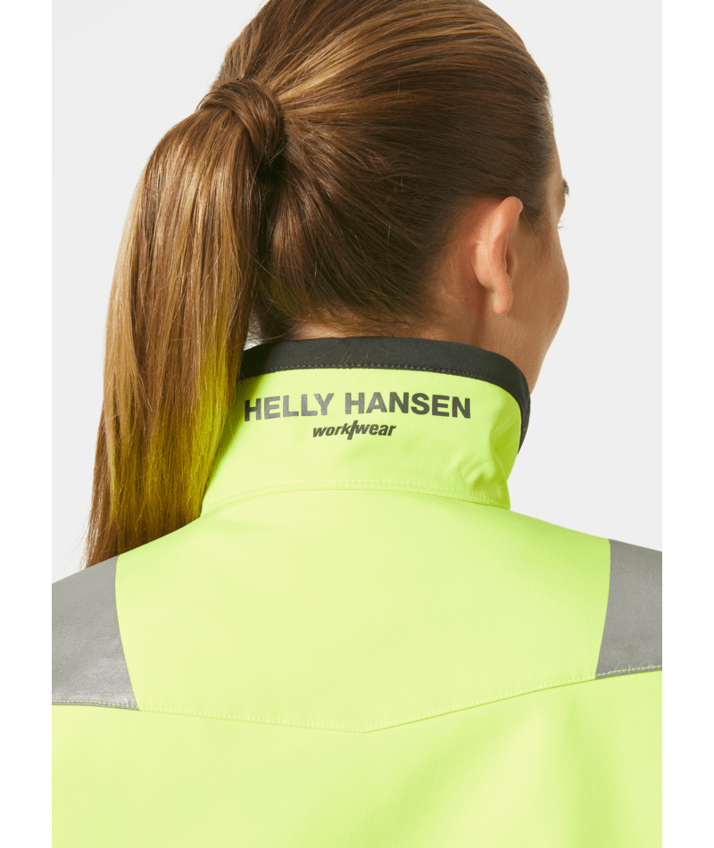 HELLY HANSEN W LUNA HI VIS SOFTS JACKET 74098