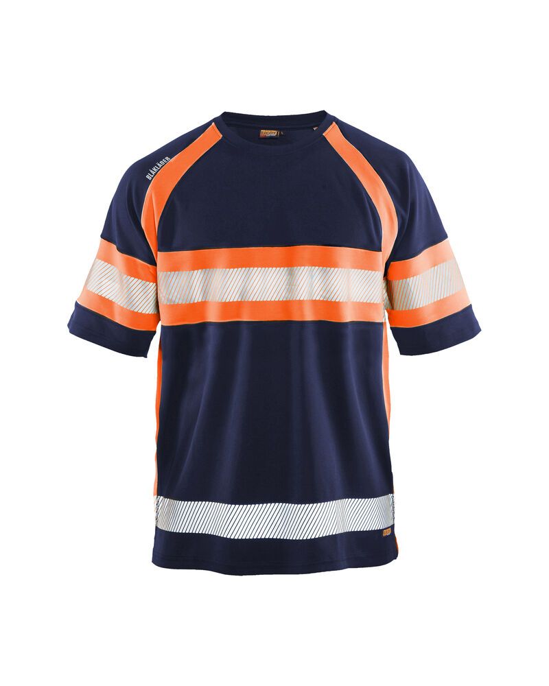 marineblauw/oranje
