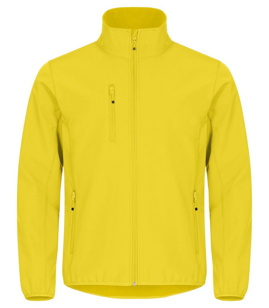 Classic softshell jacket heren lemon xl