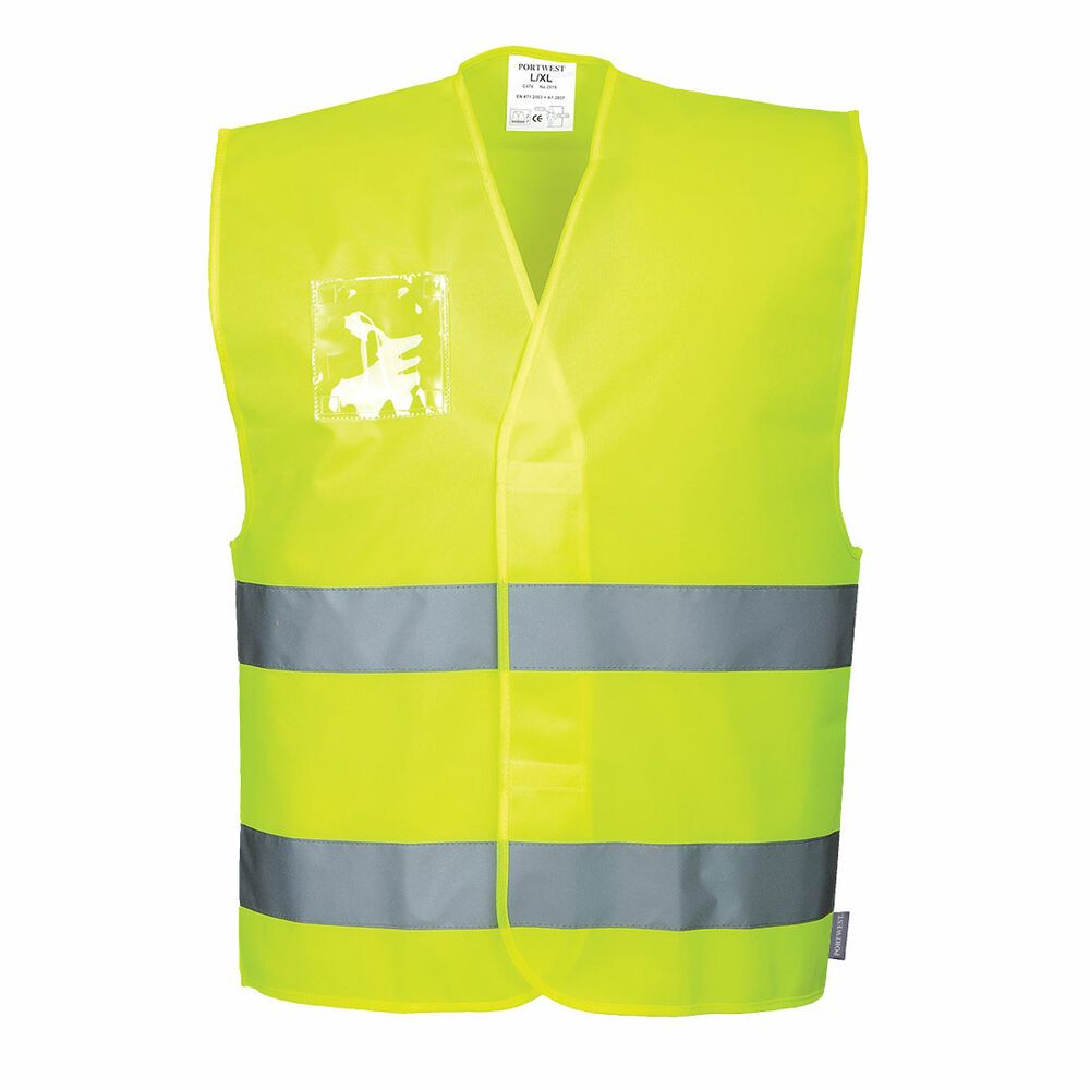 Hi-Vis Vest - Dubbele  ID Houder