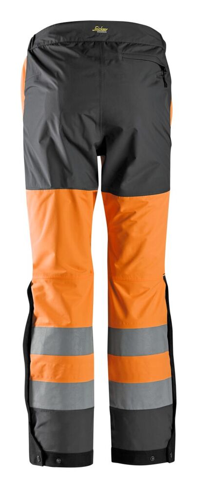 Snickers AllroundWork, High-Vis WP Shell Broek Klasse 2 6530