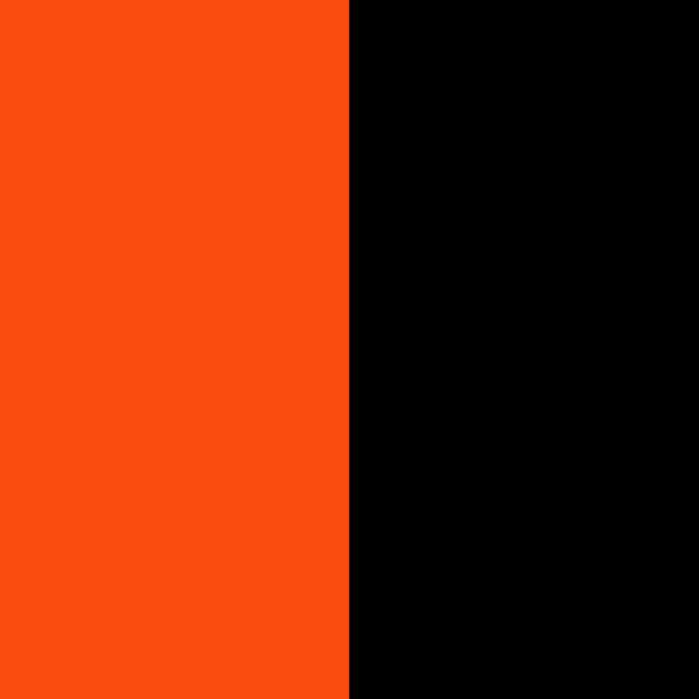 high vis oranje/zwart