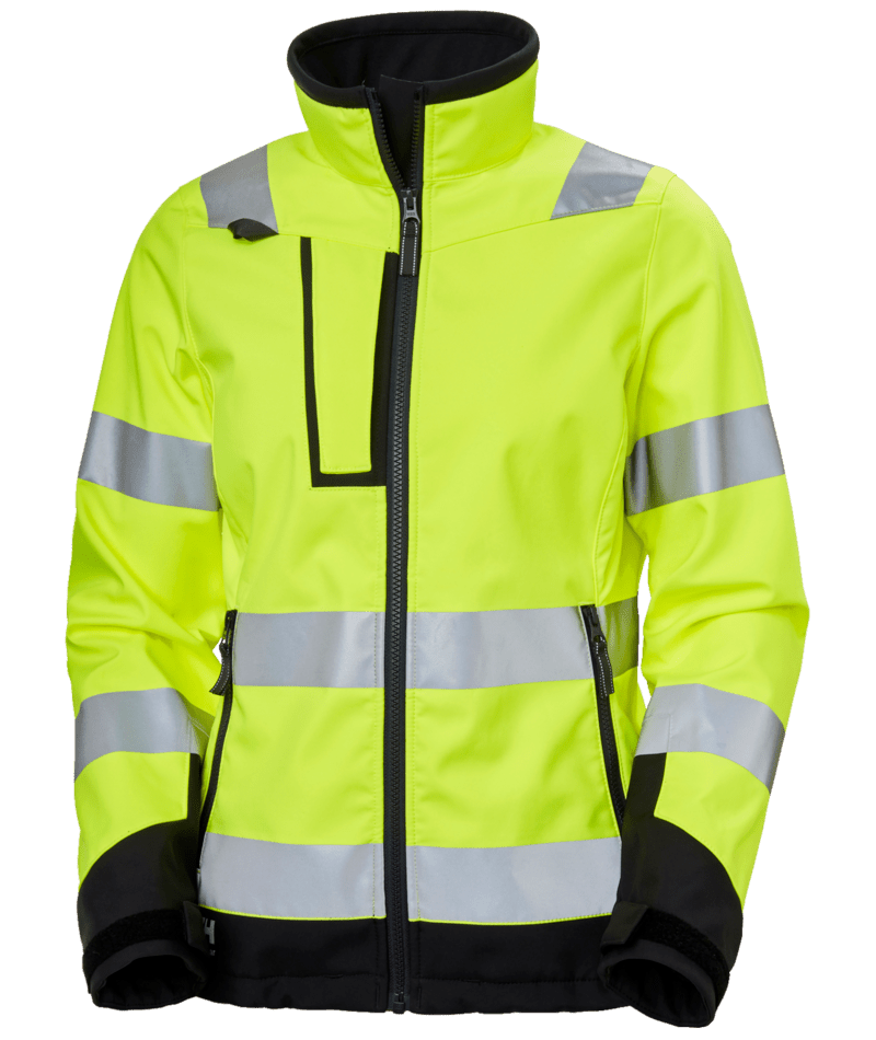 HELLY HANSEN W LUNA HI VIS SOFTS JACKET 74098