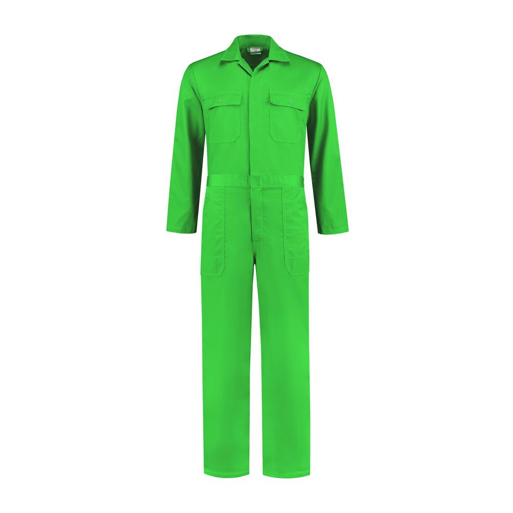 Overall polyester/katoen appelgroen maat 66