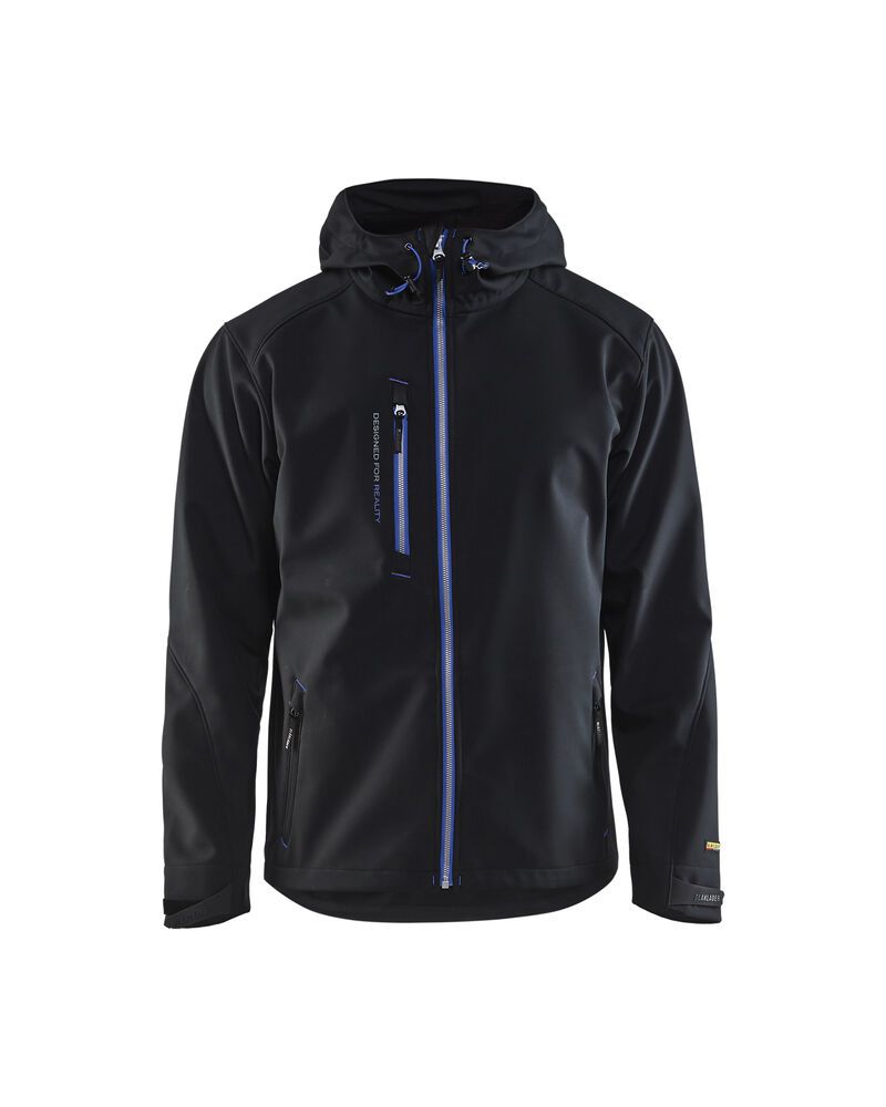 zwart/korenblauw