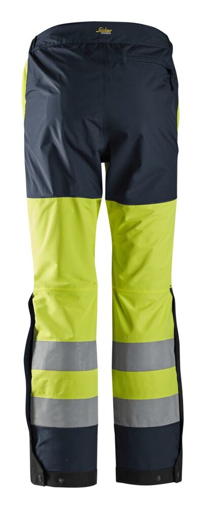 Snickers AllroundWork, High-Vis WP Shell Broek Klasse 2 6530
