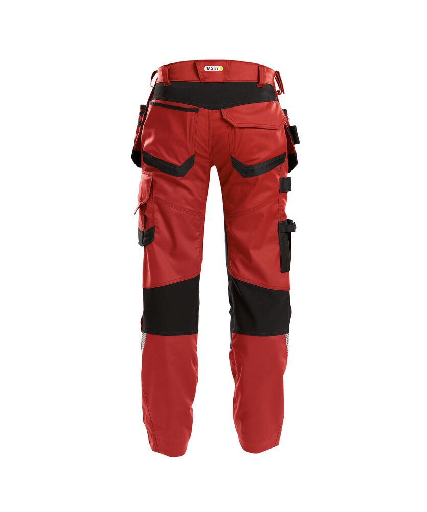 Dassy Flux Holsterzakkenbroek met stretch en kniezakken