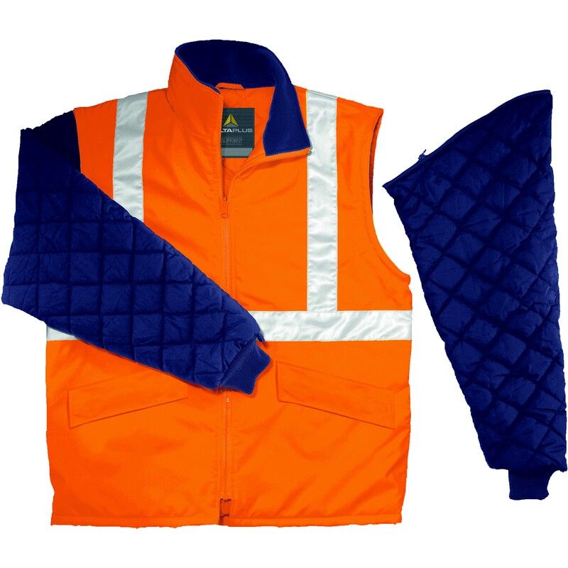 GILET FREEWAY FLUO ORANJE L Delta Plus
