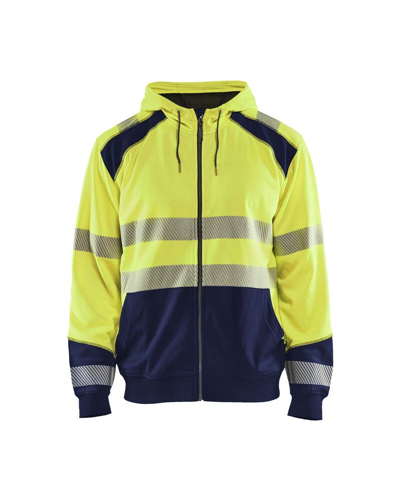 Blåkläder 3546 Hooded sweatshirt High Vis