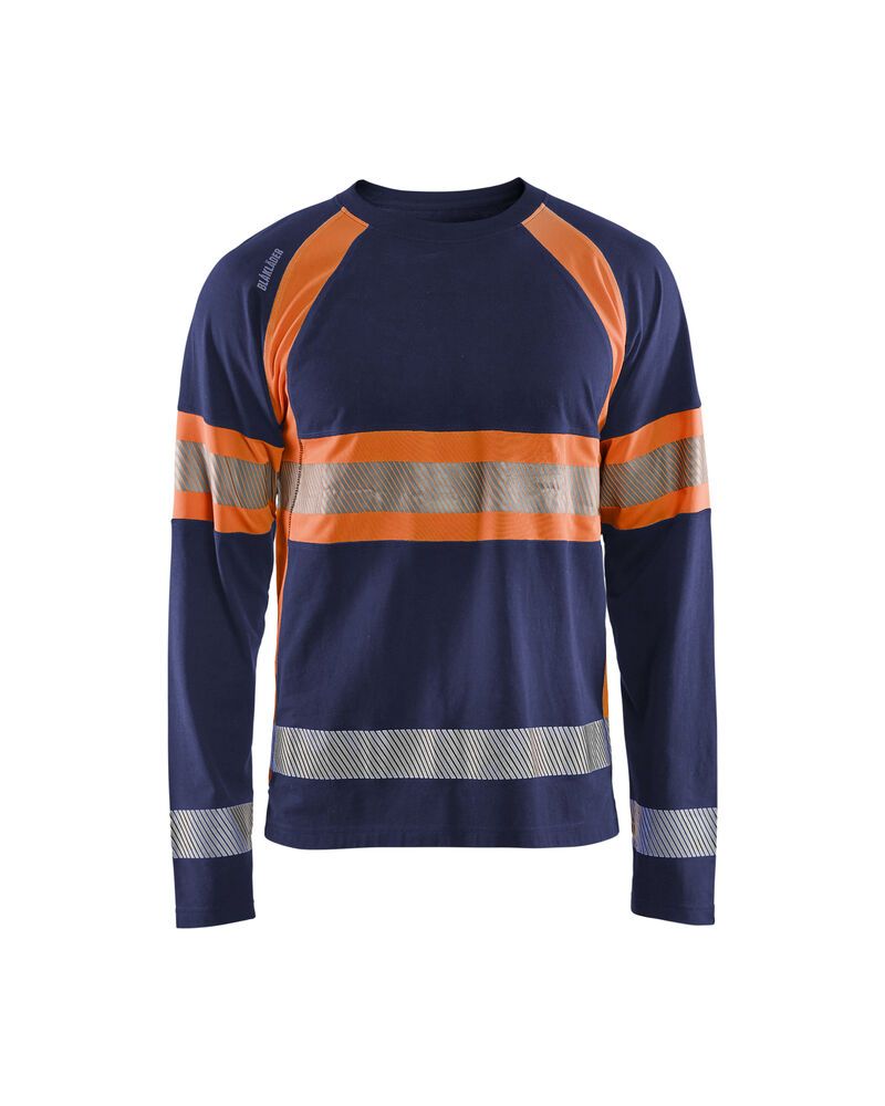 marineblauw/oranje