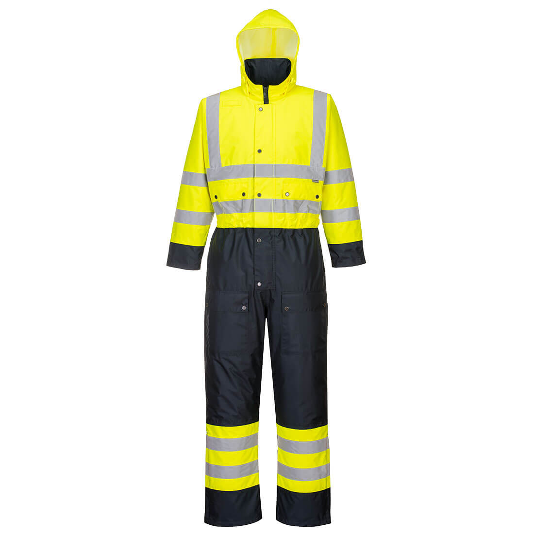Hi-Vis Tweekleuren Overall - Gevoerd