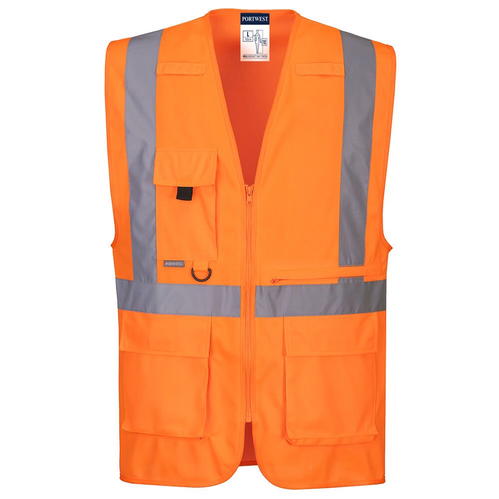 Hi-Vis Executive Vest met Tablet zak.