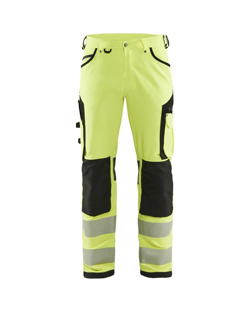 Blåkläder 1197 High Vis werkbroek met 4-weg stretch zonder spijkerzakken