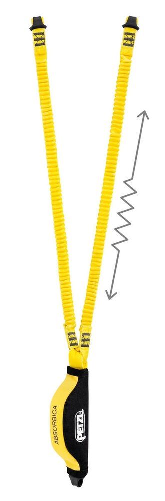 Petzl ABSORBICA-Y lanyard (verkrijgbaar in 2 lengtes)