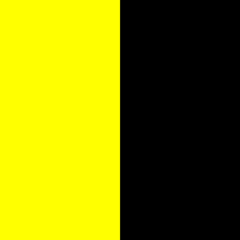 high vis geel/zwart