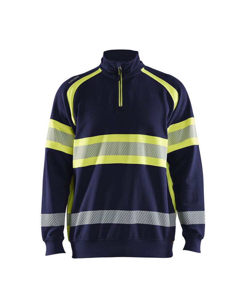 marine/high vis geel