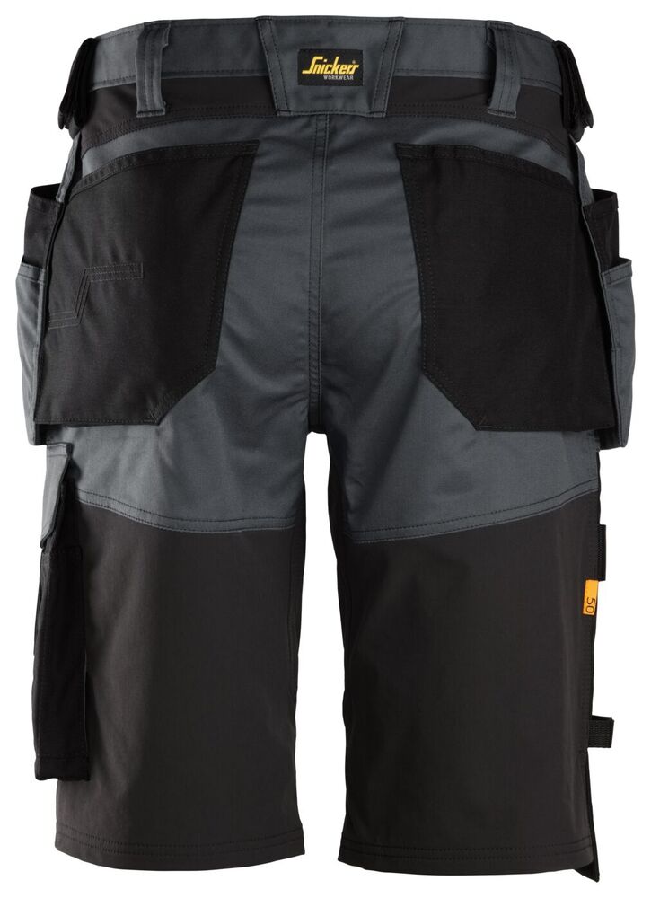 Snickers AllroundWork, Stretch Loose fit Korte Werkbroek met holsterzakken 6151