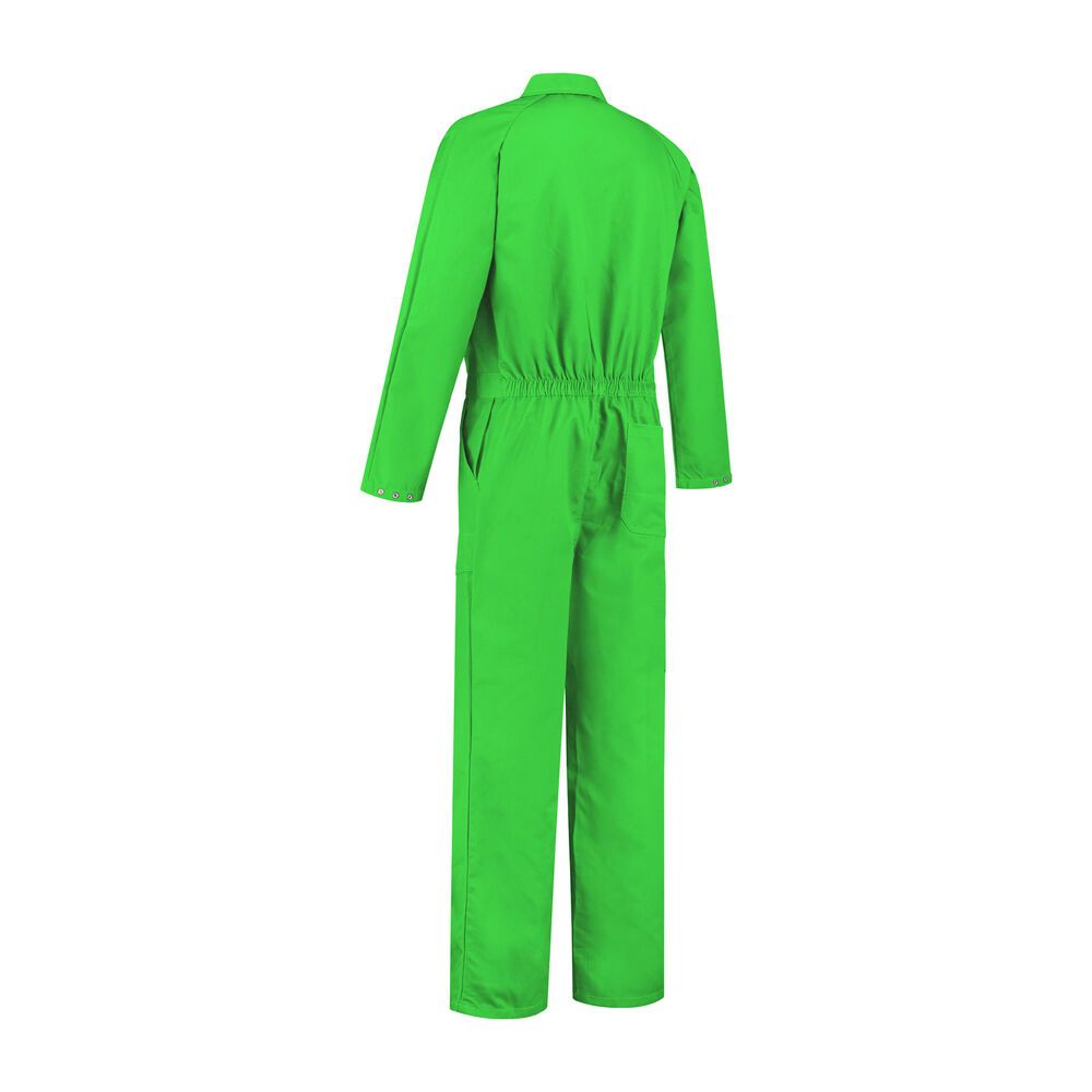 Overall polyester/katoen appelgroen maat 66