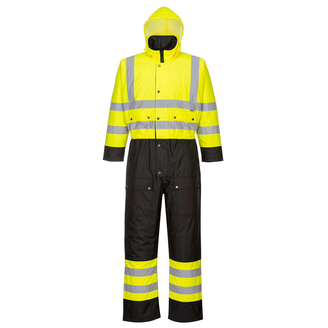 Hi-Vis Tweekleuren Overall - Gevoerd