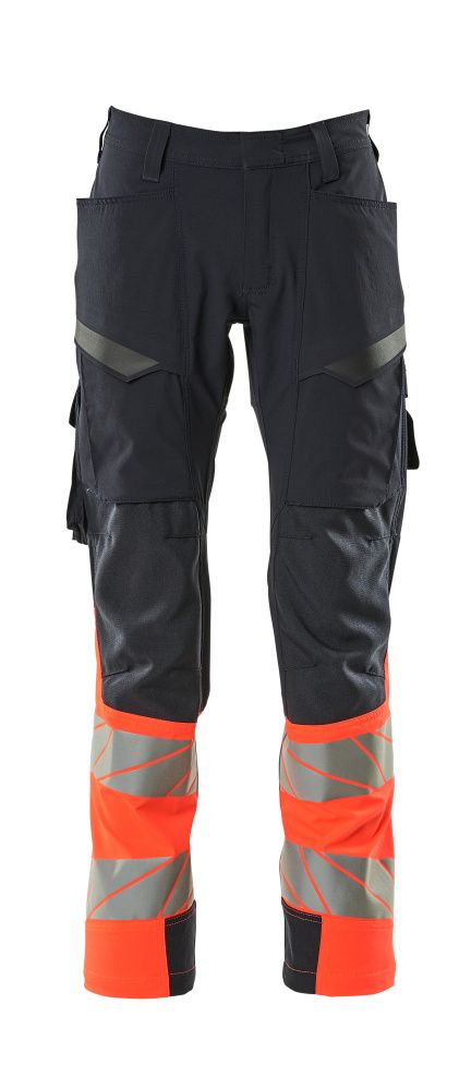 donkermarine/hi-vis rood