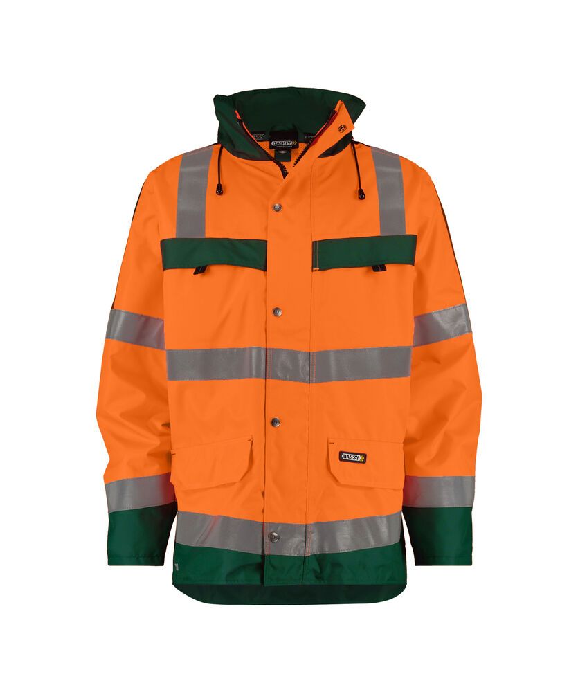 fluo-oranje/flessengroen