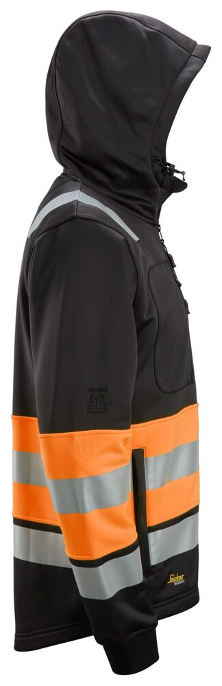 Snickers High-Vis Klasse 1, Hoodie met Rits 8038