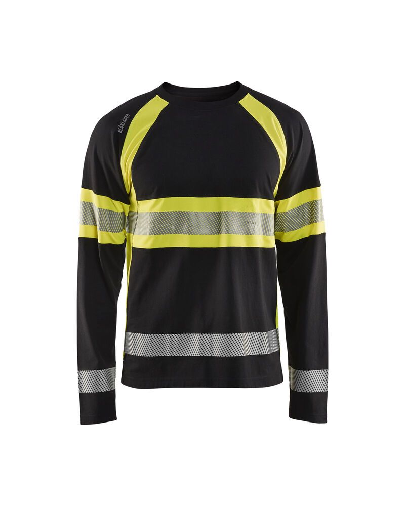 zwart/high vis geel