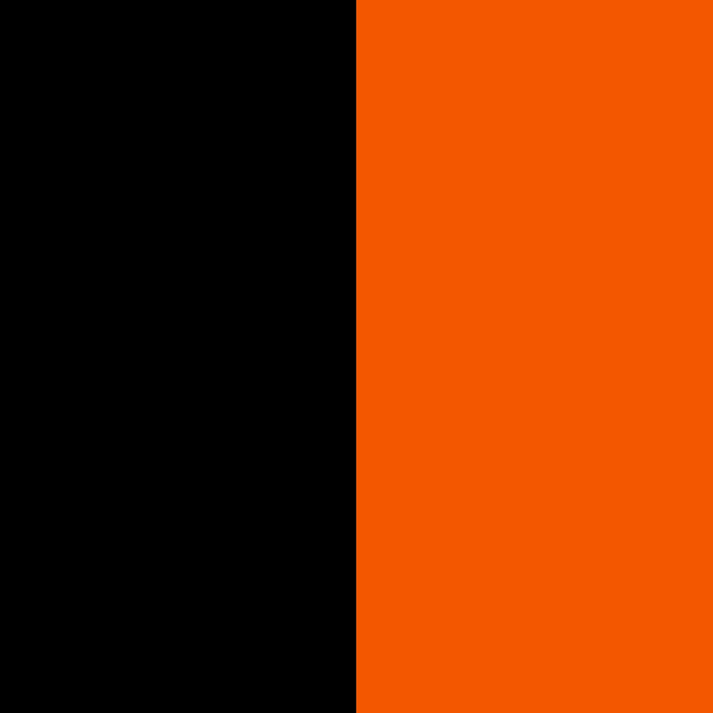 zwart/oranje
