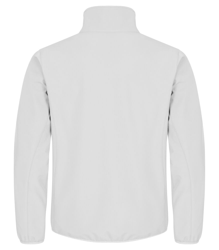 Classic softshell jacket heren wit 4xl