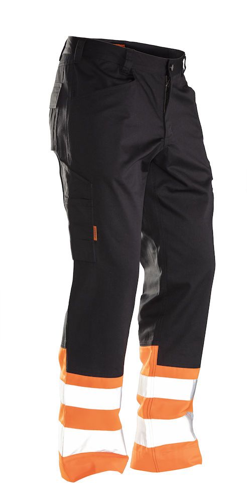black/orange