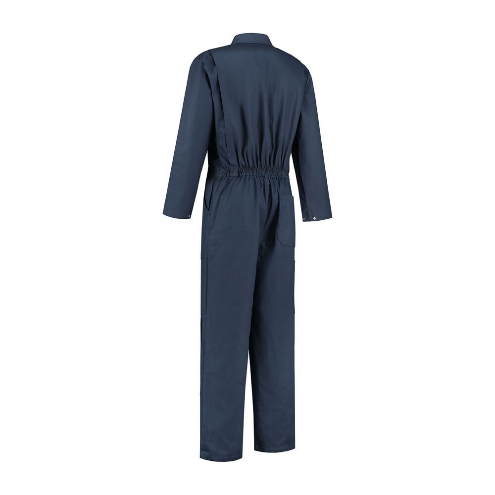 Overall 100% katoen met kniezakken navy maat 48