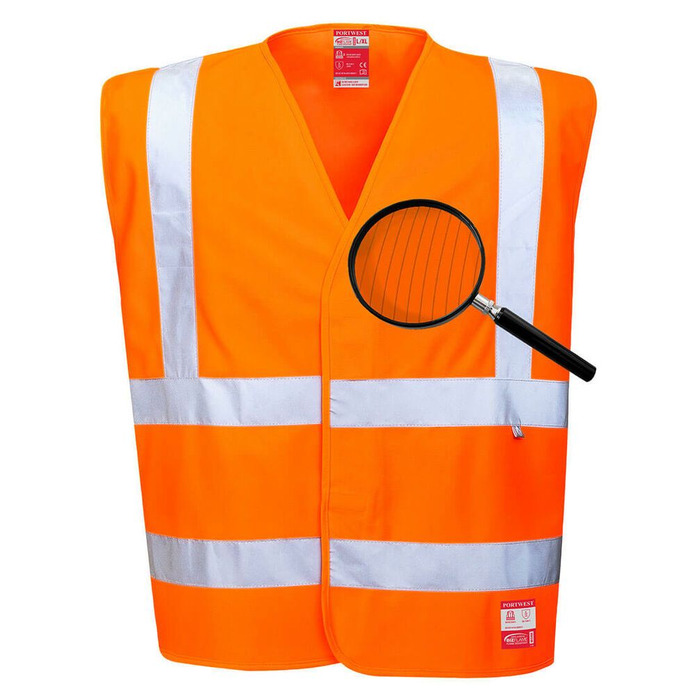 Hi-Vis Antistatisch en vlamvertragend Vest