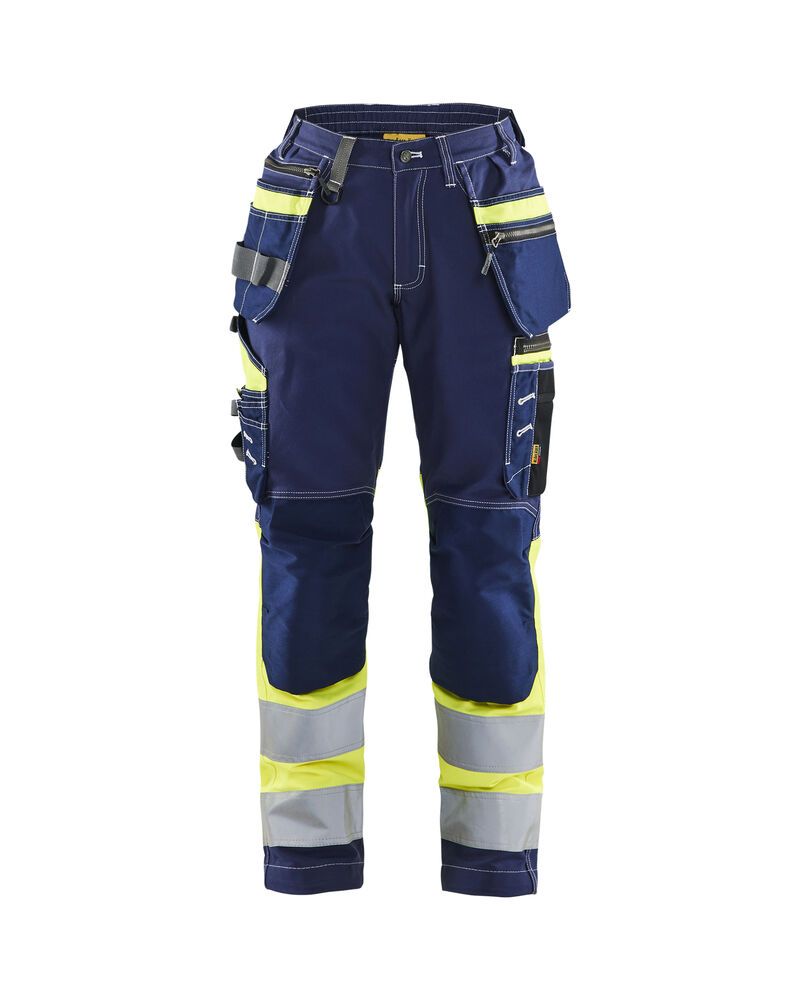 Blåkläder 7196 Dames High Vis werkbroek met Stretch