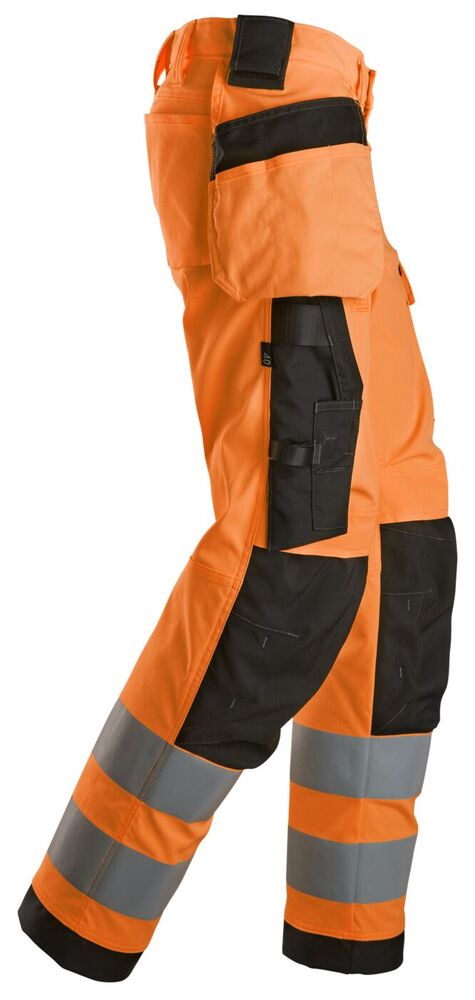 Snickers High-Vis, Klasse 2, Dames Stretchbroek met Holsterzakken 6743