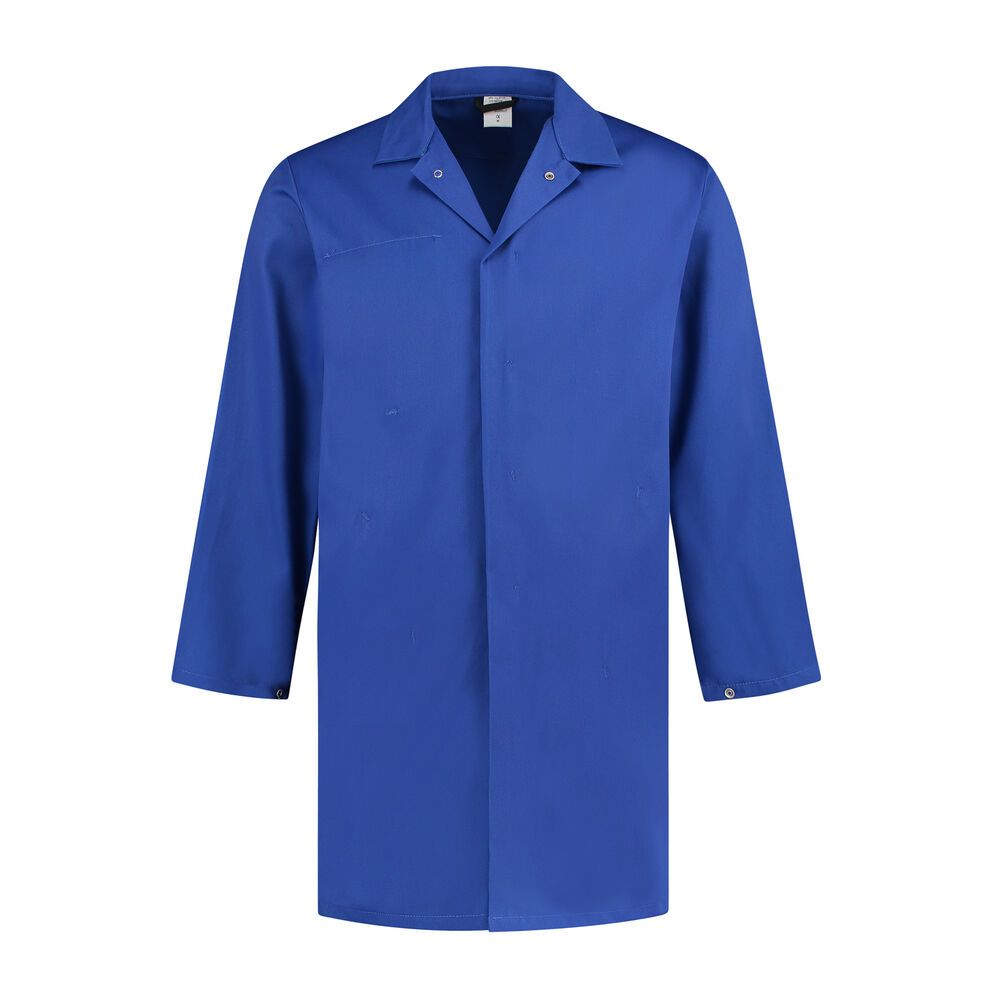 Foodstofjas (lang) korenblauw maat 3XL