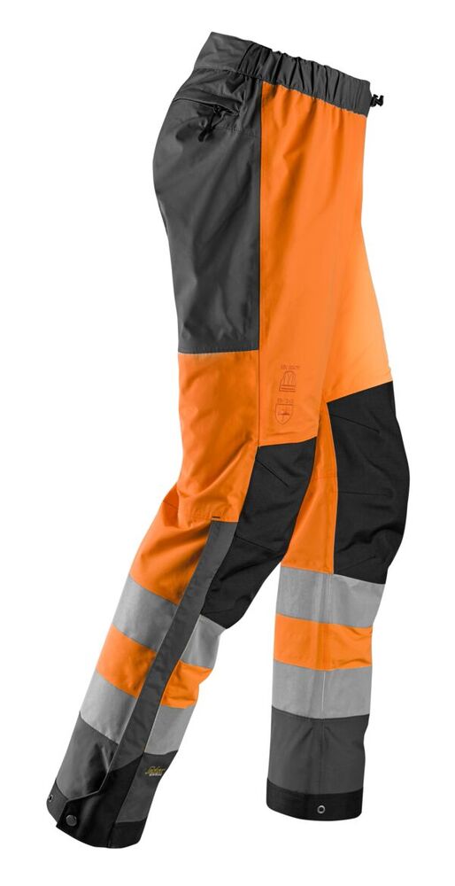 Snickers AllroundWork, High-Vis WP Shell Broek Klasse 2 6530