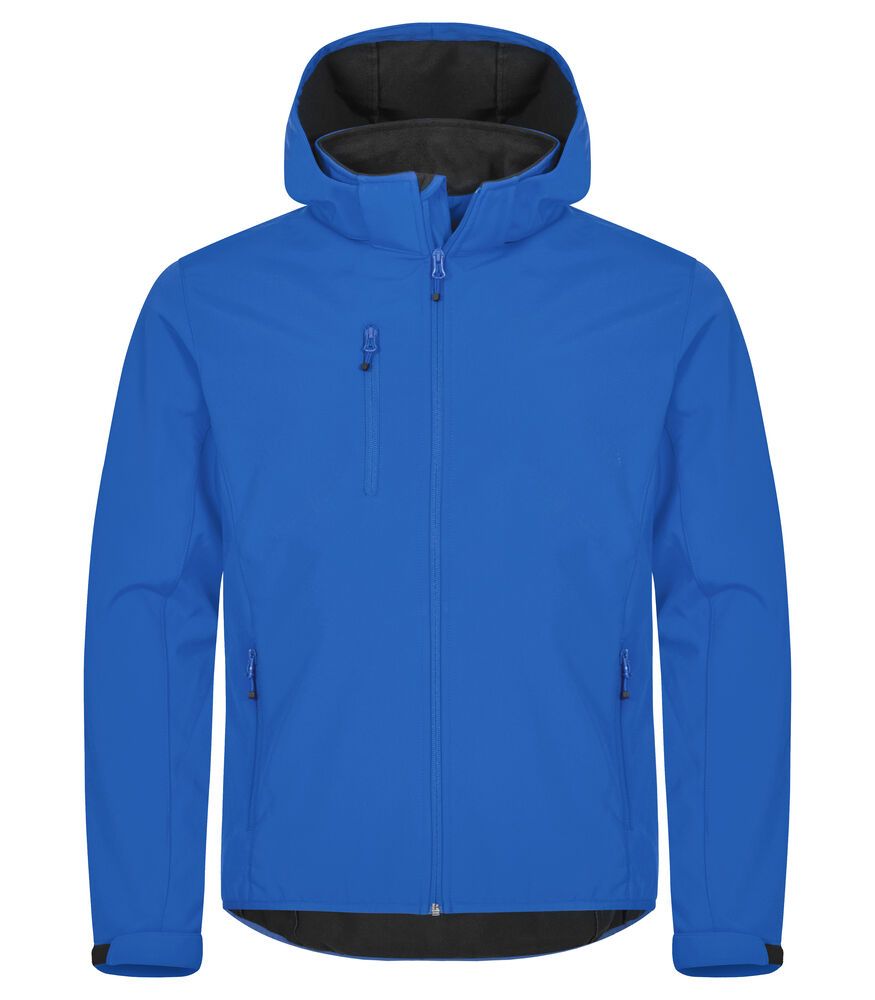 Classic hoody softshell jacket kobalt l