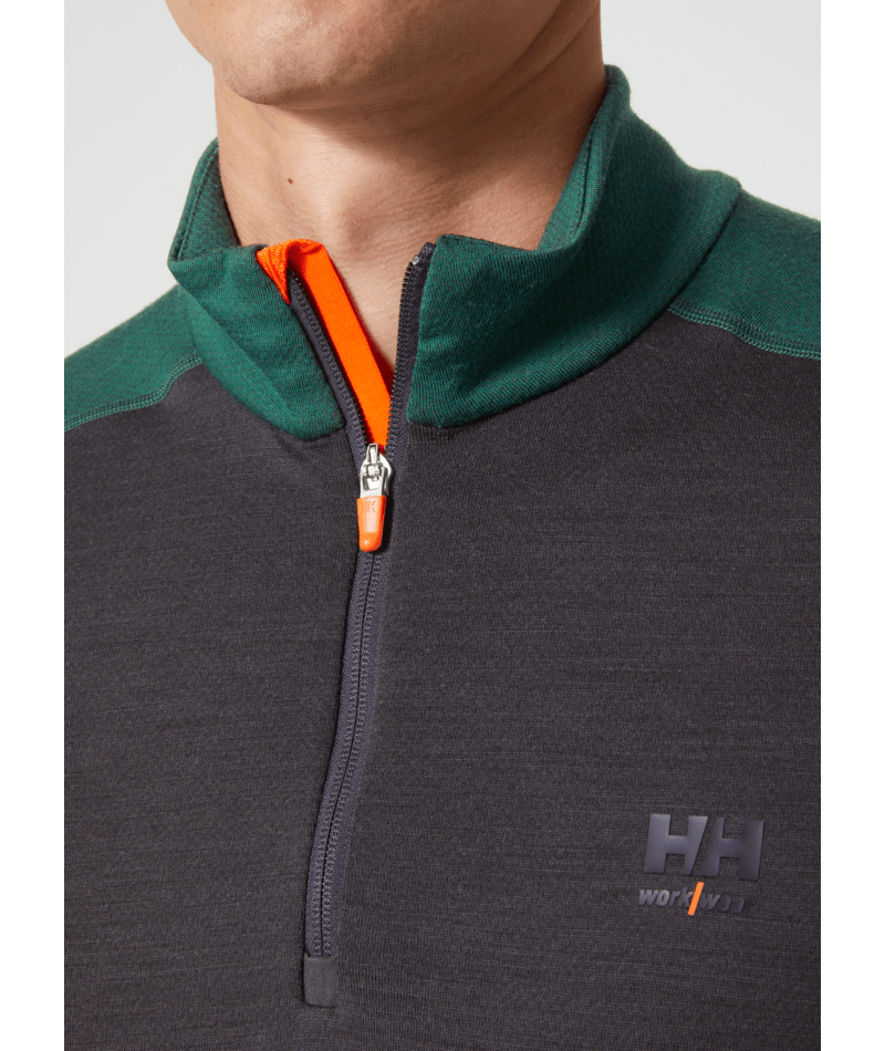 HELLY HANSEN HH LIFA MERINO HALF ZIP 75107