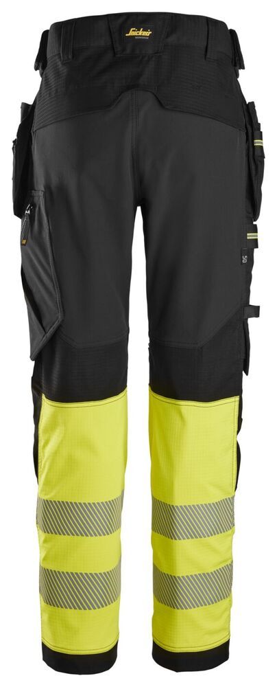 Snickers High-Vis, Klasse 1 Stretch Werkbroek met Holsterzakken 6934