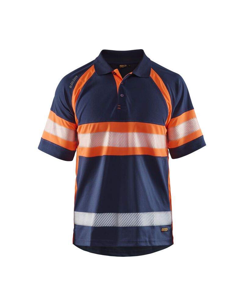 Blåkläder 3338 UV-Poloshirt High Vis Klasse 1