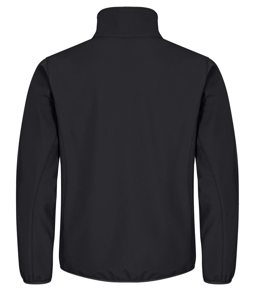 Classic softshell jacket heren zwart xs